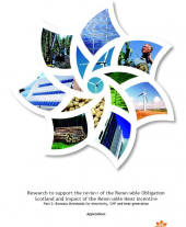 Research to Support the Review of the Renewable Obligation Scotland and Impact of the Renewable Heat Incentive: Appendices